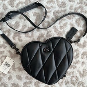 Coach Heart Crossbody with Quilting Bag